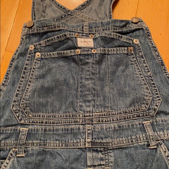 Vintage CK denim short overalls size M - Picture 5 of 6